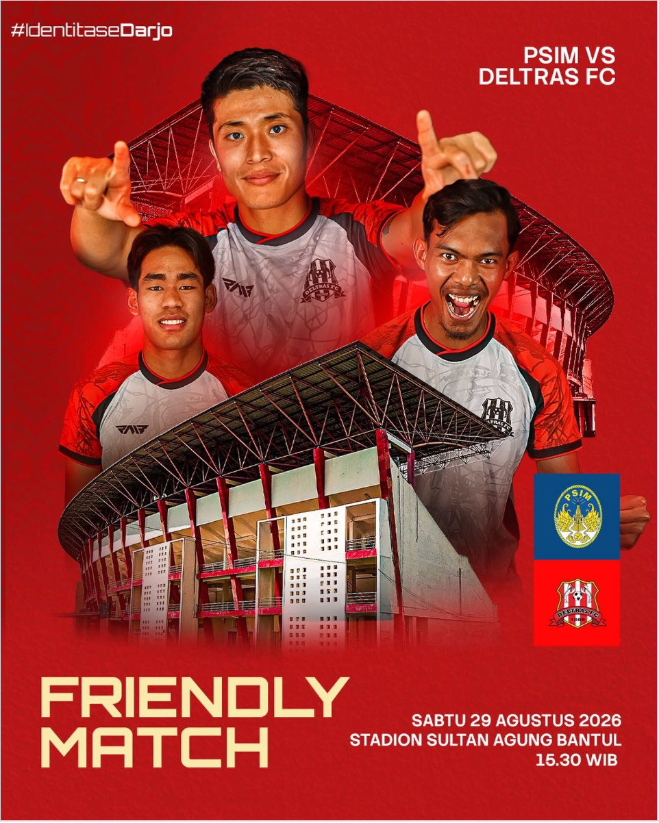 PSIM Yogyakarta vs Deltras FC, Friendly Match di Stadion Sultan Agung